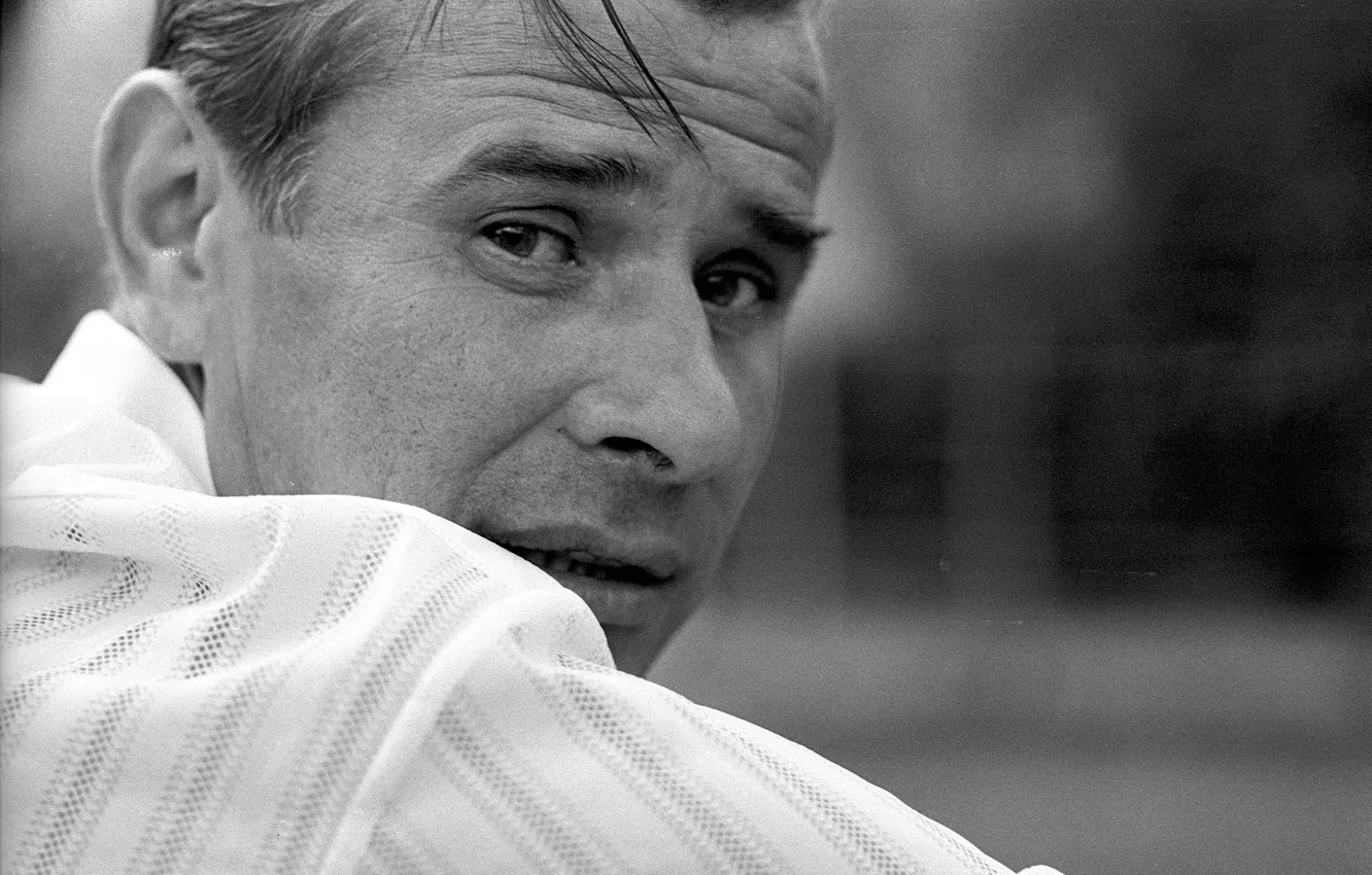 Photo wallpaper black and white, goalkeeper, legend, Lev Yashin