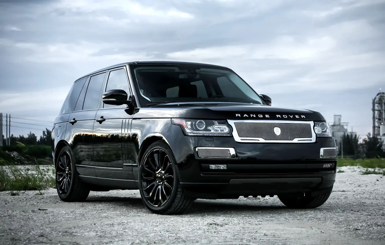 Photo wallpaper Range Rover, with, color, Supercharged, exterior, trim, matched