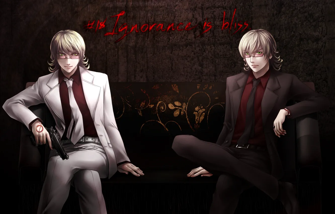 Photo wallpaper dark, light, art, Tiger and Bunny, Barnaby, Tiger & Bunny