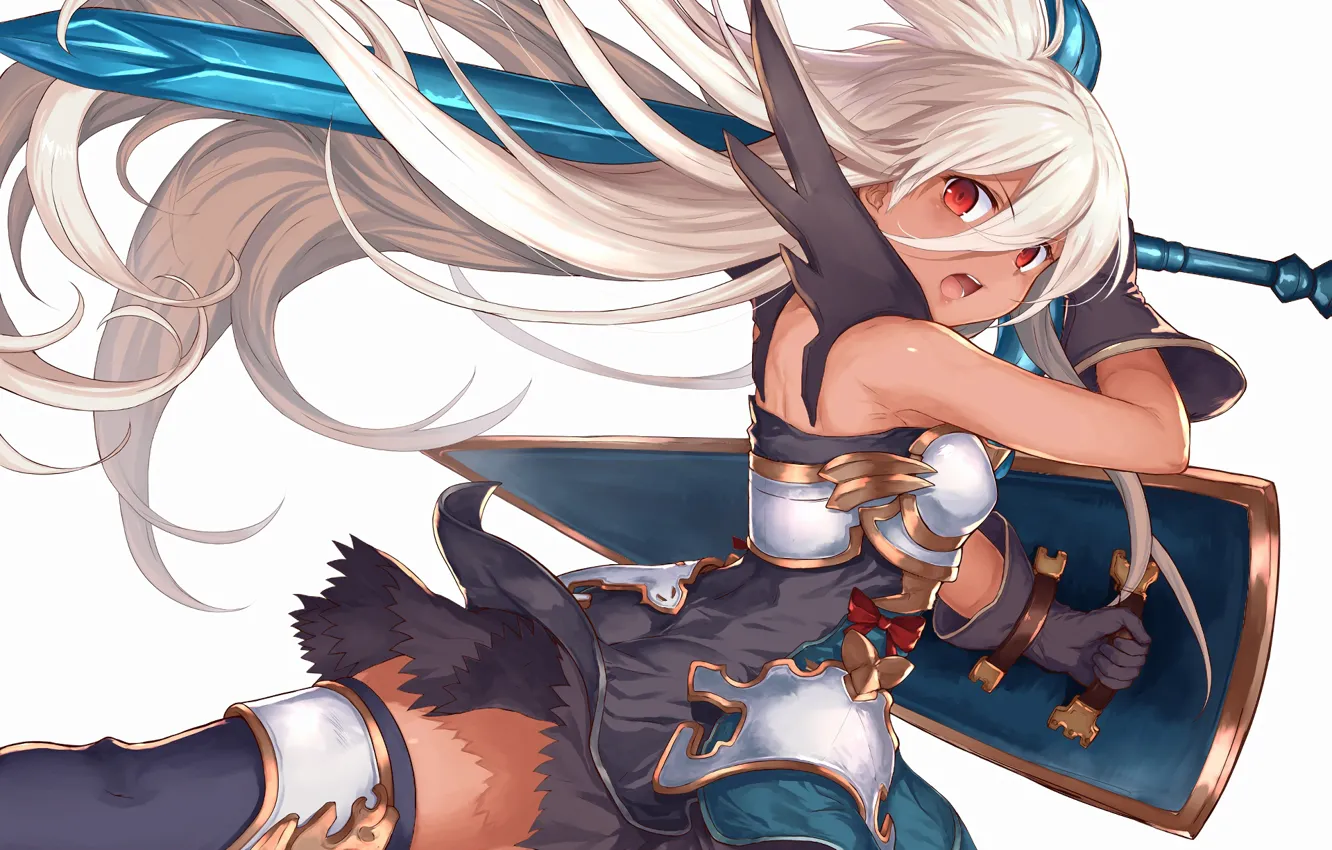 Photo wallpaper girl, sword, Valkyrie