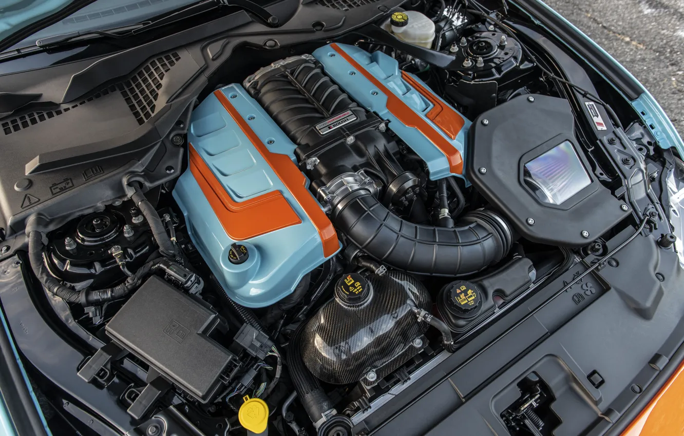 Photo wallpaper engine, Mustang, Ford, Mustang GT, Roush, 2019, Performance Stage 3