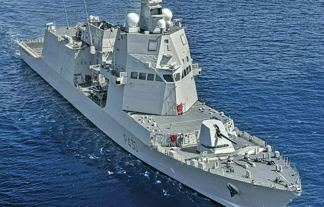 Photo wallpaper frigate, patrol ship, The Italian Navy, Paolo Thaon Di Revel