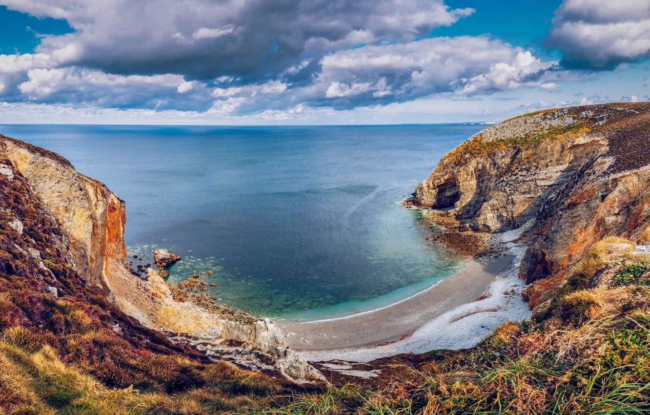 Photo wallpaper sea, landscape, nature