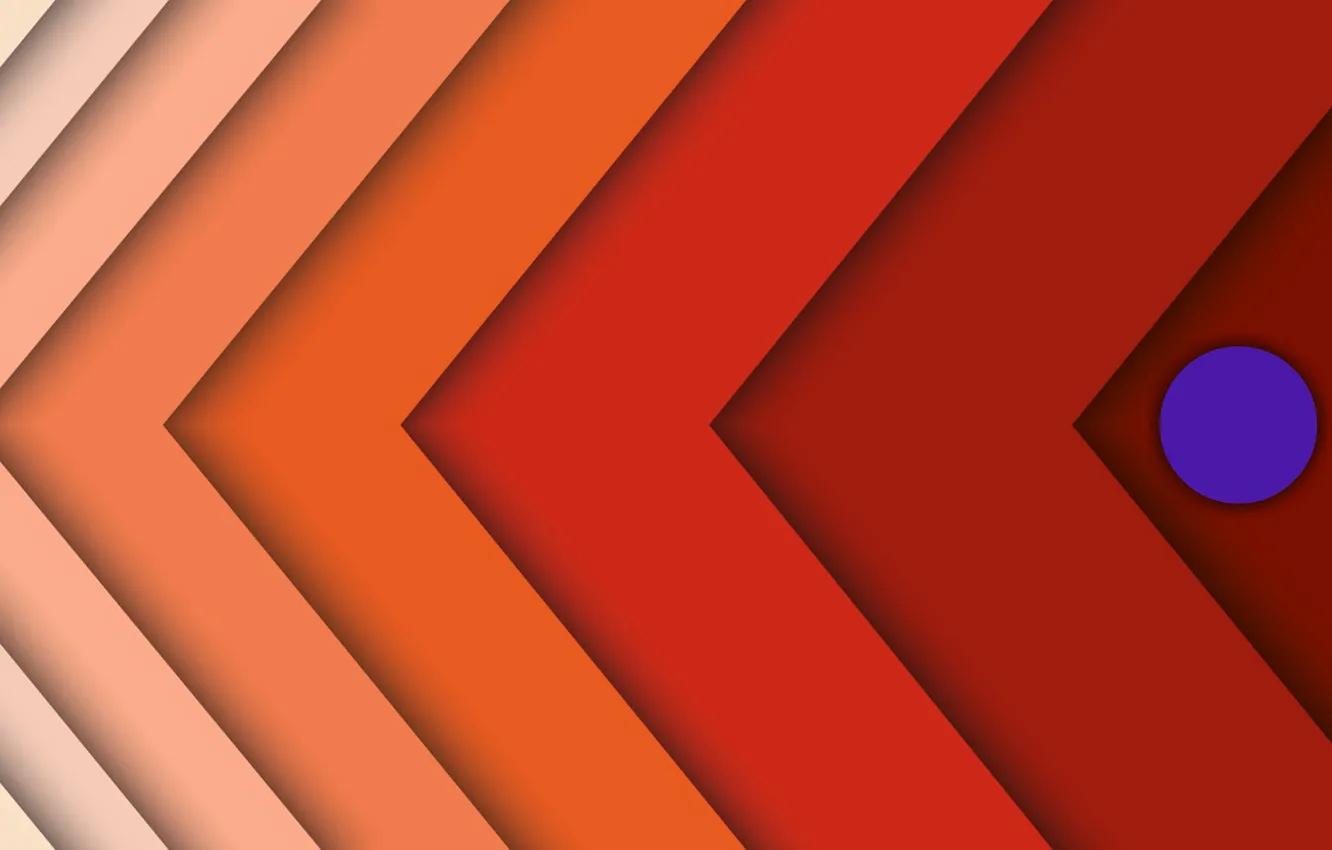 Photo wallpaper circles, shadow, triangle, layer