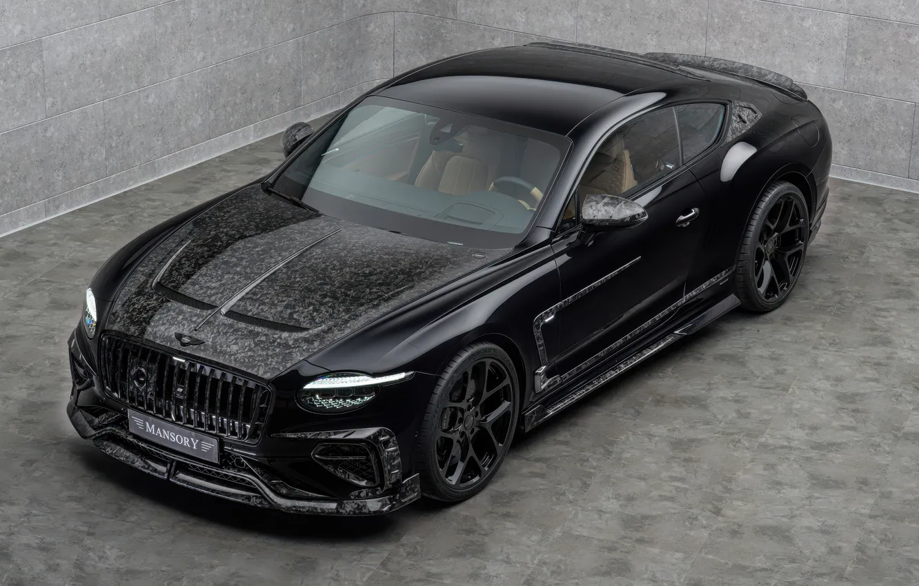 Photo wallpaper Bentley, Front, the view from the top, speed, Mansory, Bentley Continental, Tuning Car, 2025