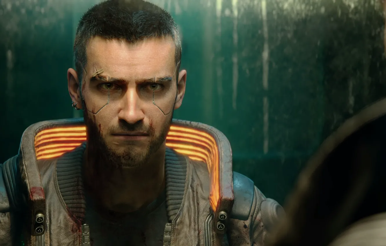 Photo wallpaper CD Projekt RED, Cyberpunk 2077, 2077