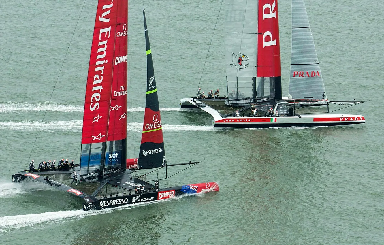 Photo wallpaper race, boat, speed