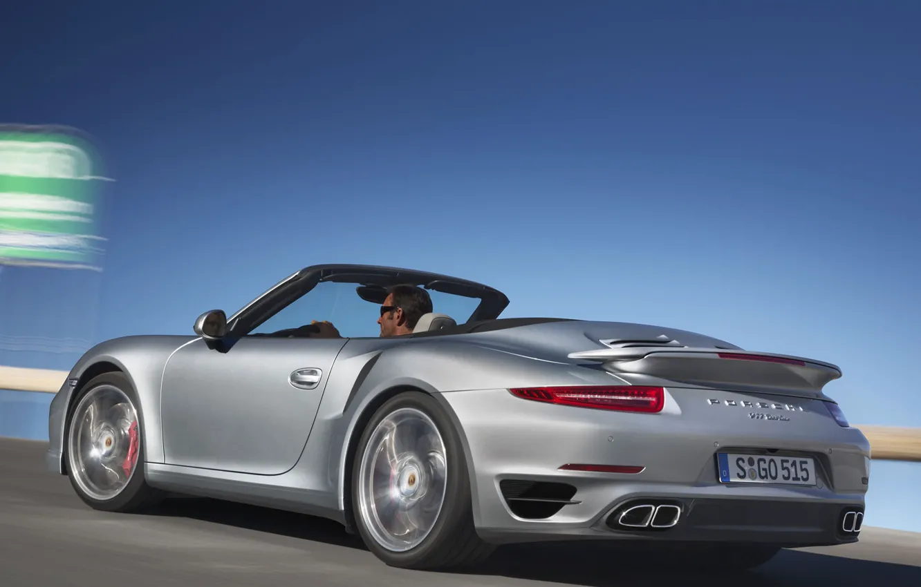 Photo wallpaper 911, Porsche, Turbo, Cabriolet