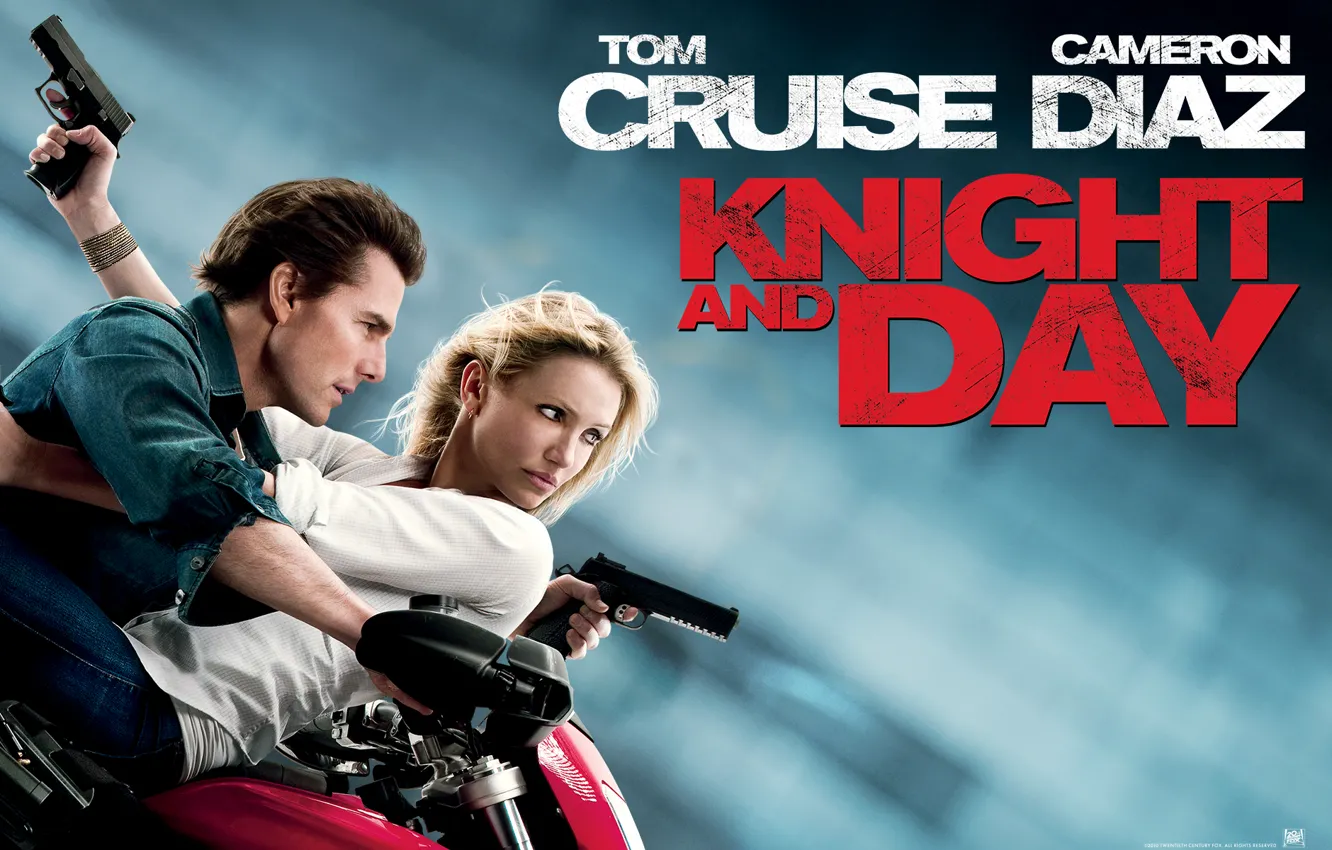 Photo wallpaper Tom Cruise, Tom Cruise, Cameron Diaz, Cameron Diaz, Knight and Day, Knight and day