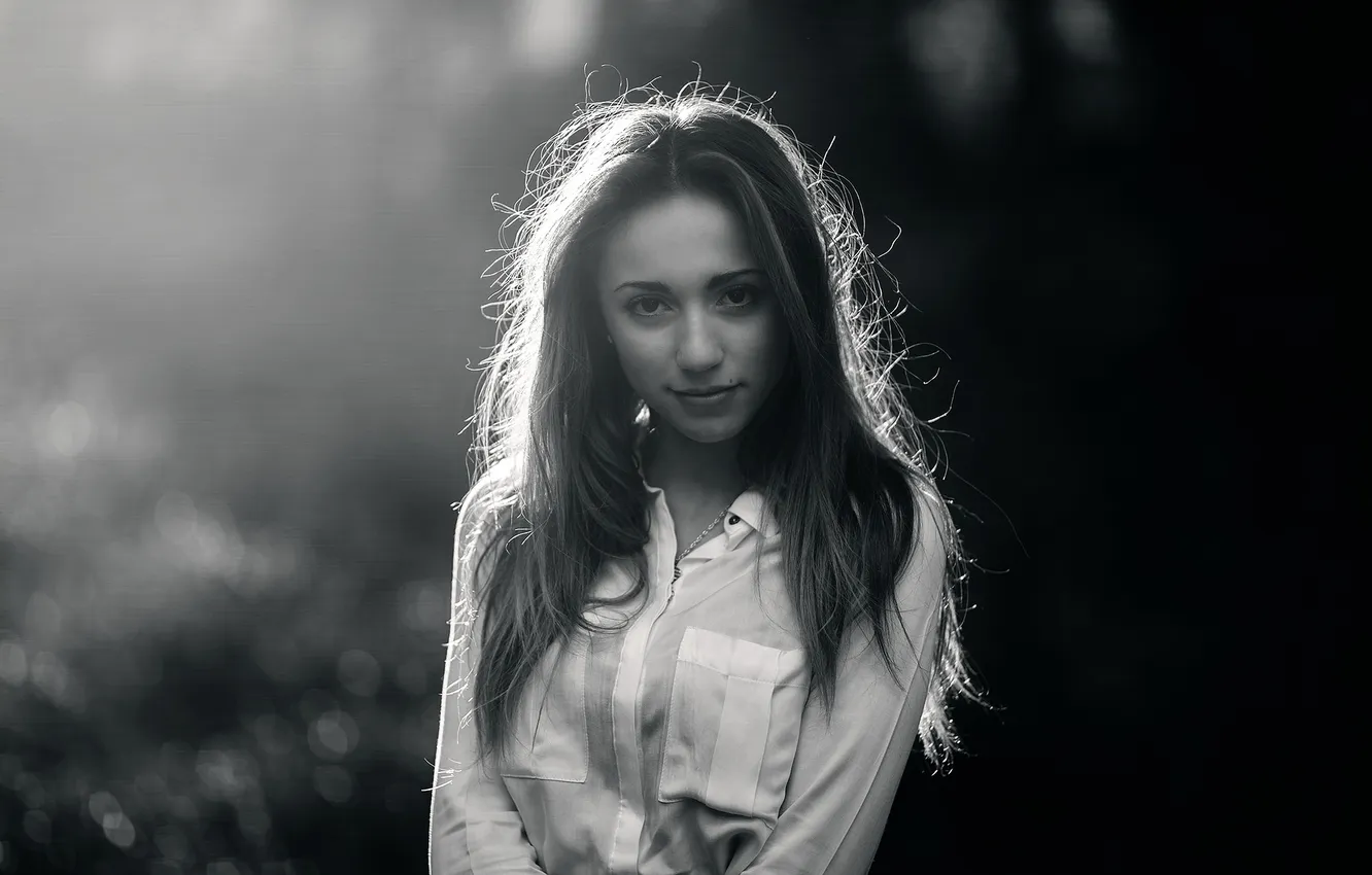 Photo wallpaper smile, mole, the beauty