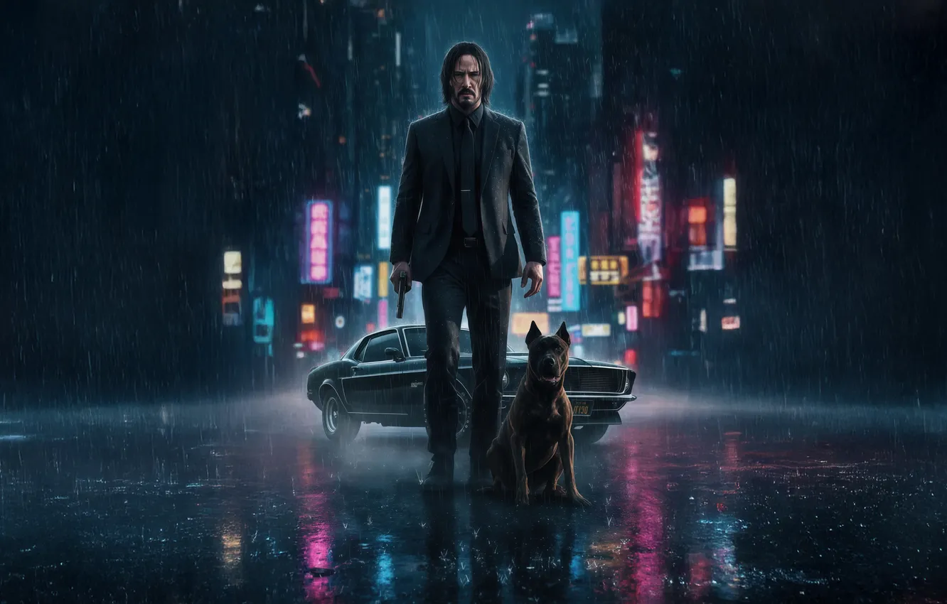 Photo wallpaper john wick, perfect, team