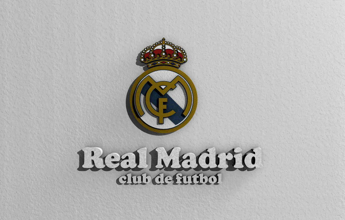 Photo wallpaper football, club, logo, Spain, real madrid, real Madrid, football, real