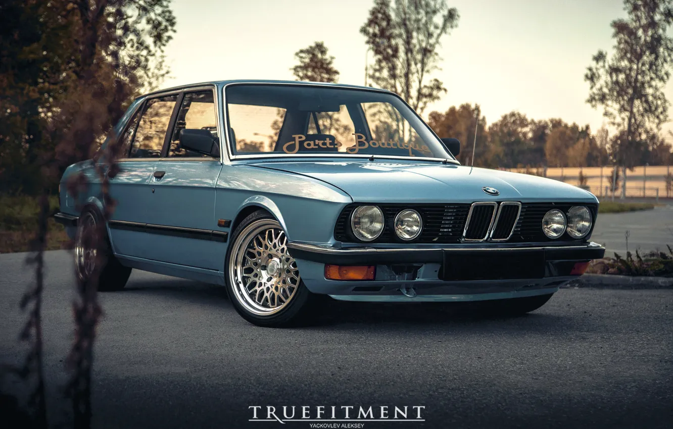 Photo wallpaper BMW, E28, 5-Series