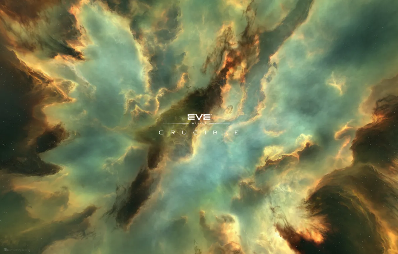 Photo wallpaper space, nebula, space, eve online, Crucible, coooper