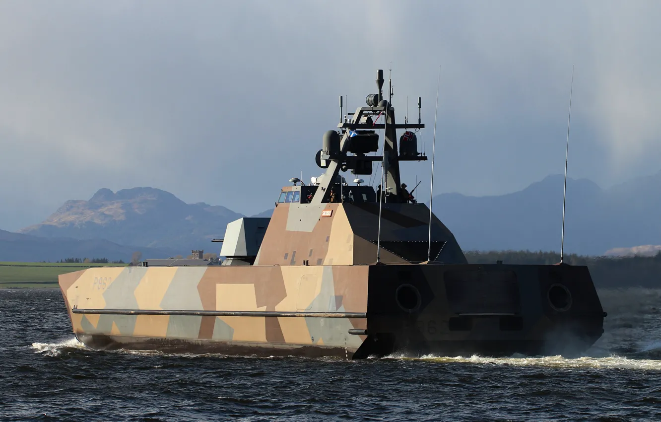 Photo wallpaper P960, KNM Skjold, Norwegian missile boat, Sold