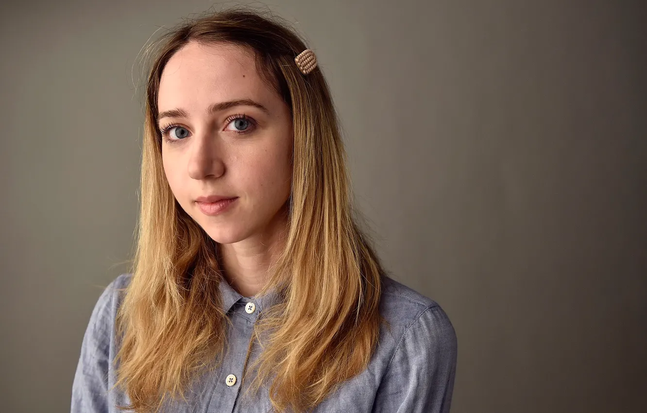 Photo wallpaper photoshoot, for the film, Zoe Kazan, In Your Eyes, In Your Eyes