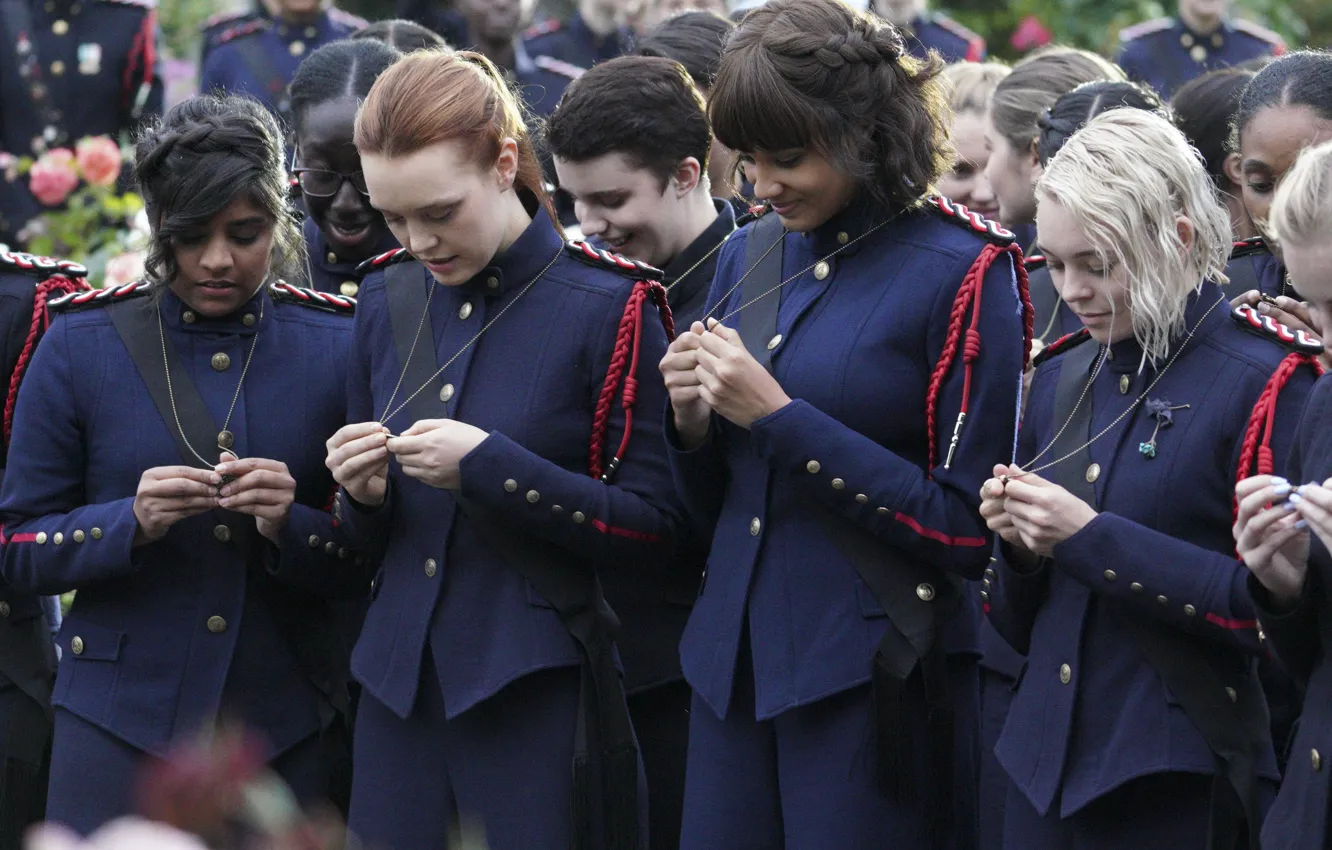 Photo wallpaper soldiers, witch, badge, looks, military uniform, the front, Abigail Bellweather, Motherland: Fort Salem