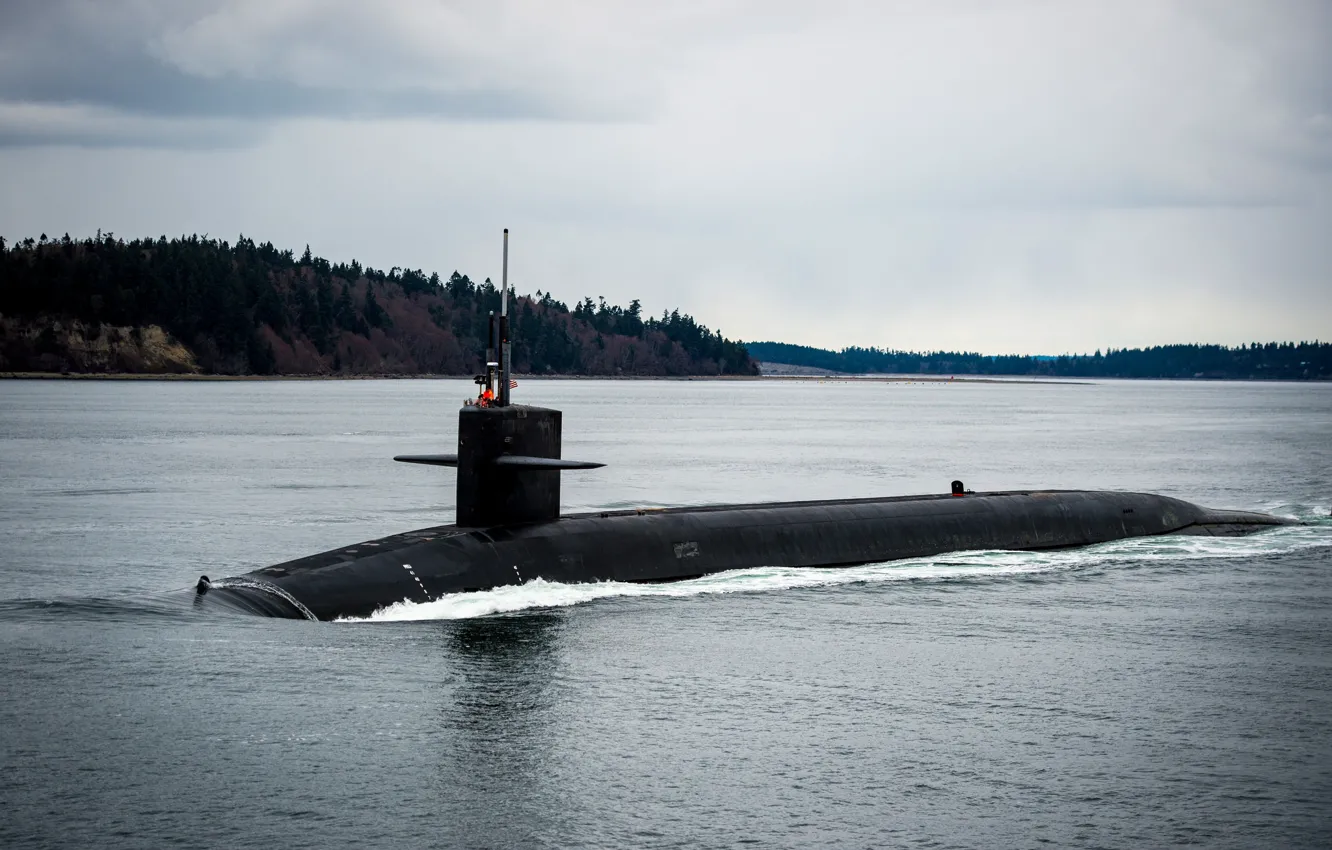 Photo wallpaper submarine, USS, Kentucky, (SSBN 737)