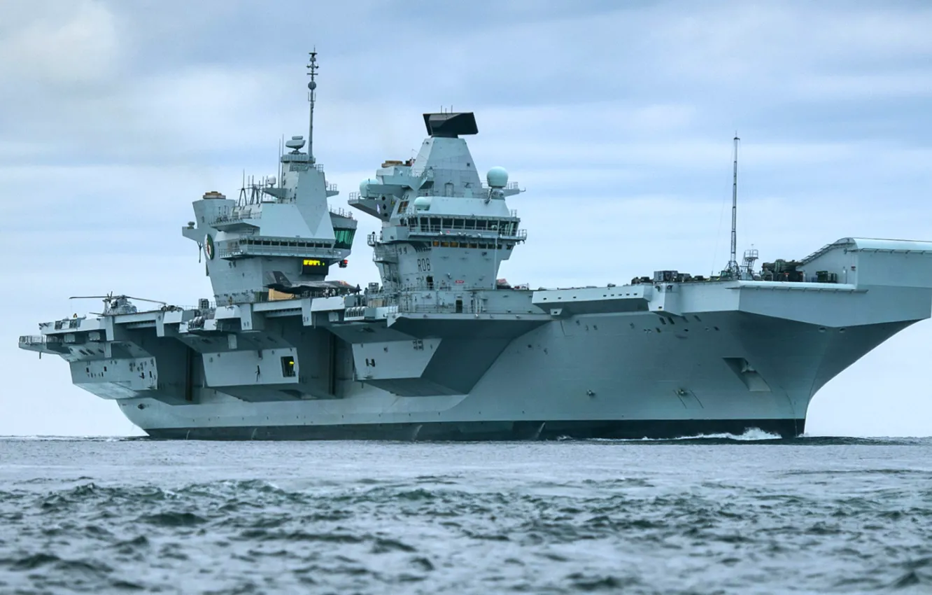 Photo wallpaper the carrier, The Royal Navy, Quinn Elizabeth
