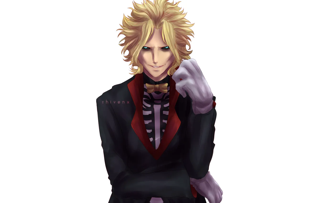 Photo wallpaper look, smile, art, Almighty, Boku no Hero Academy, My hero Academy, My Hero Academia