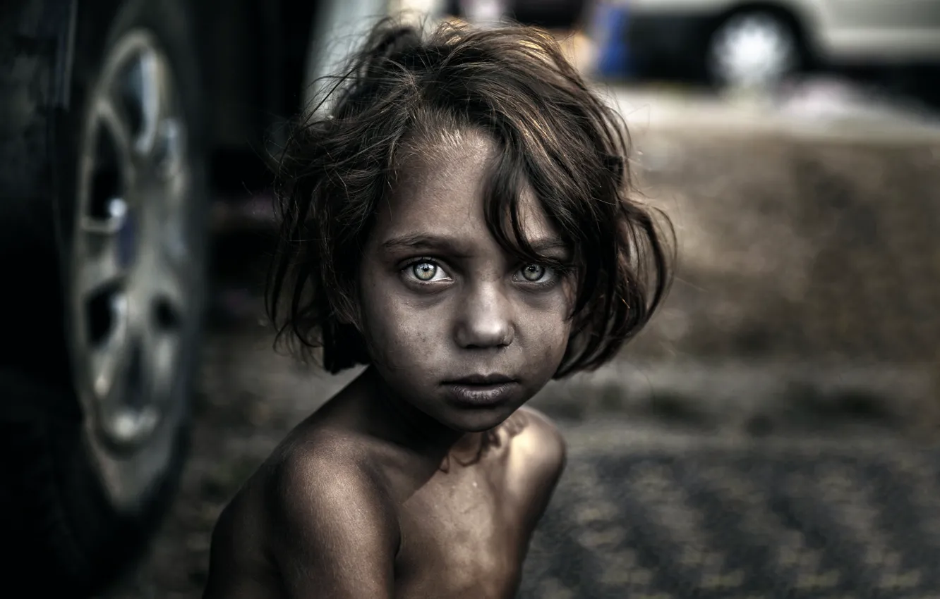 Photo wallpaper look, children, Innocence, Innocence