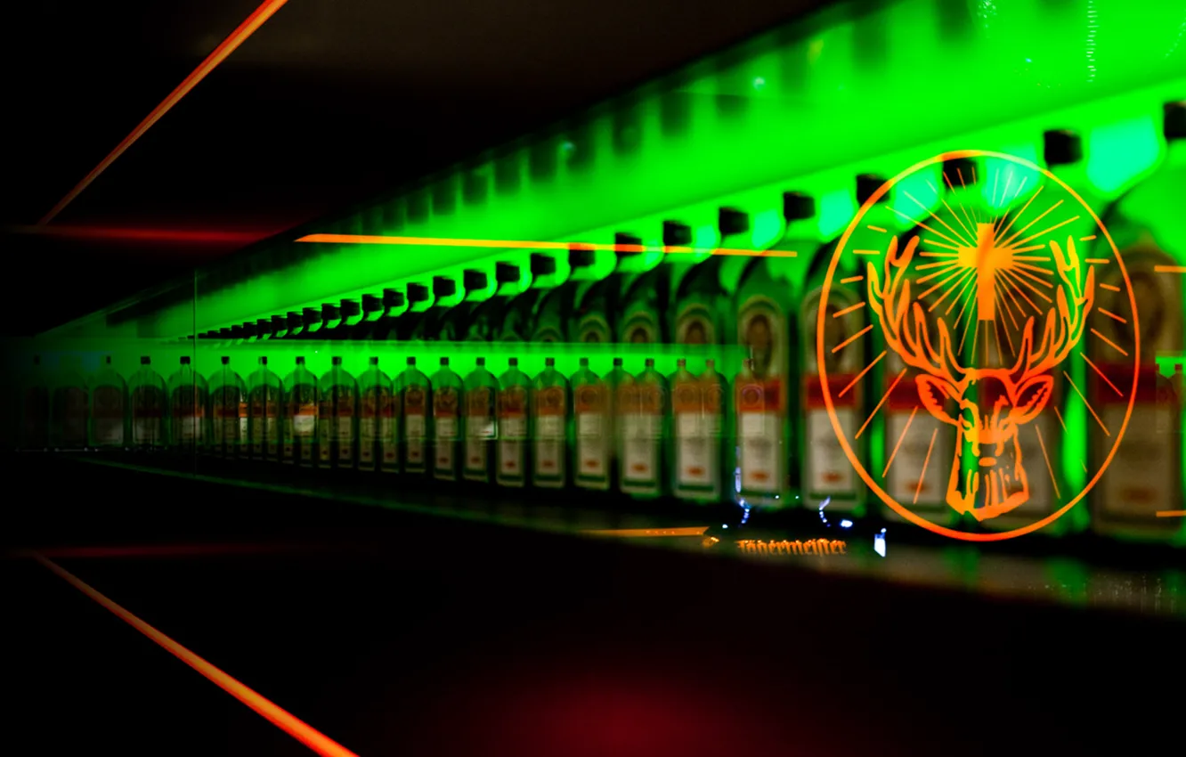Photo wallpaper alcohol, jagermeister, liqueur