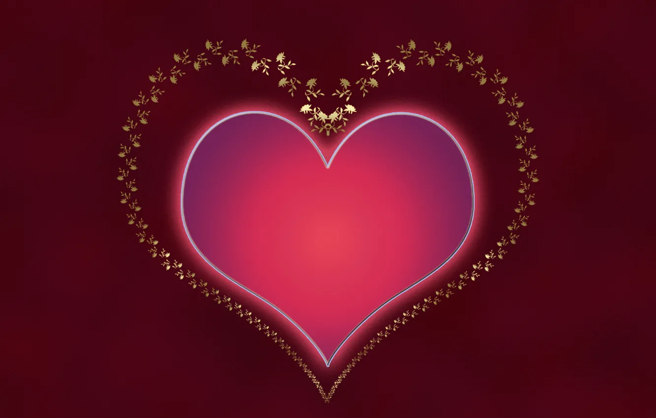 Photo wallpaper background, Wallpaper, heart, rose, Mood