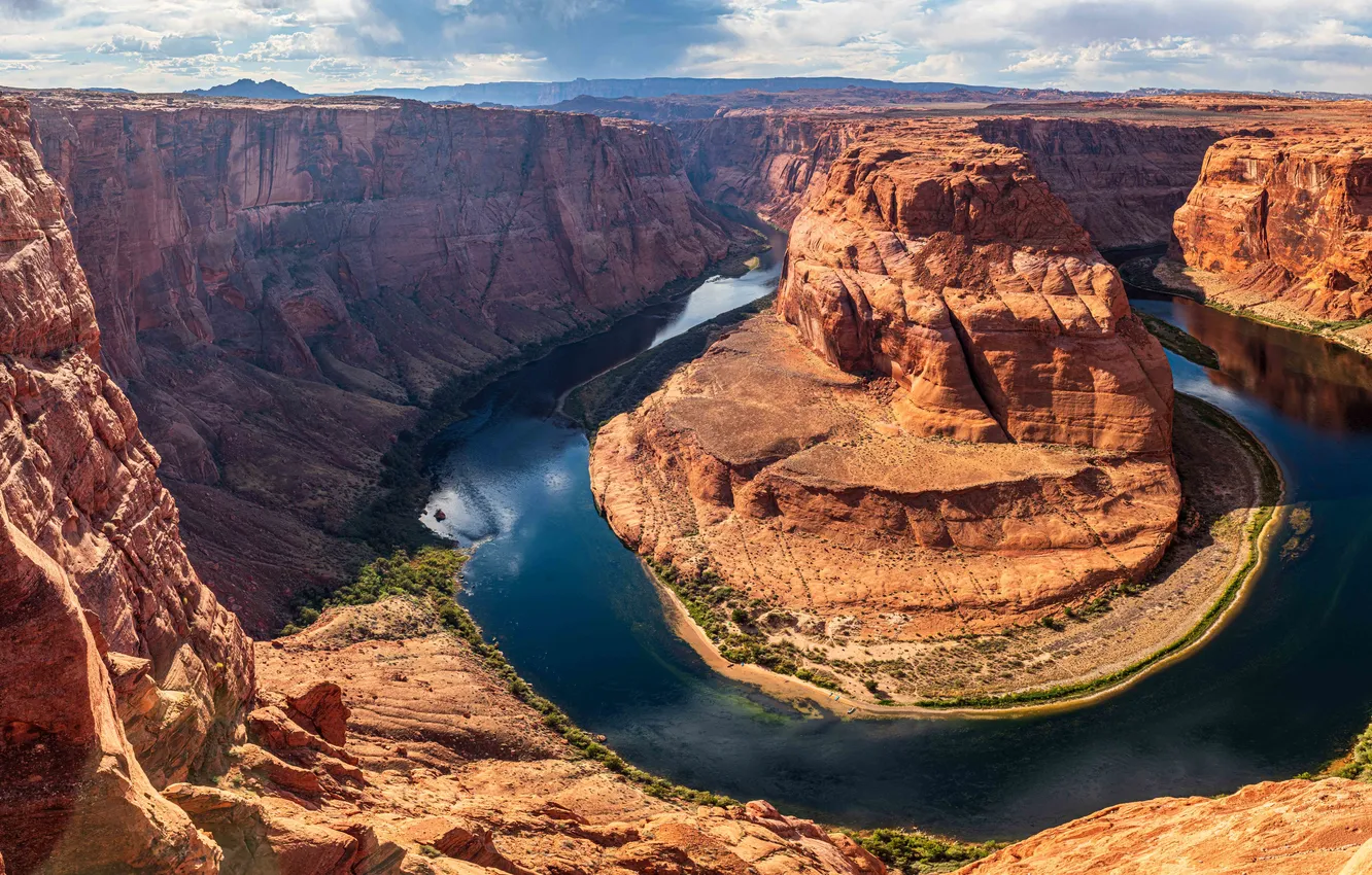 Photo wallpaper river, canyon, AZ, USA