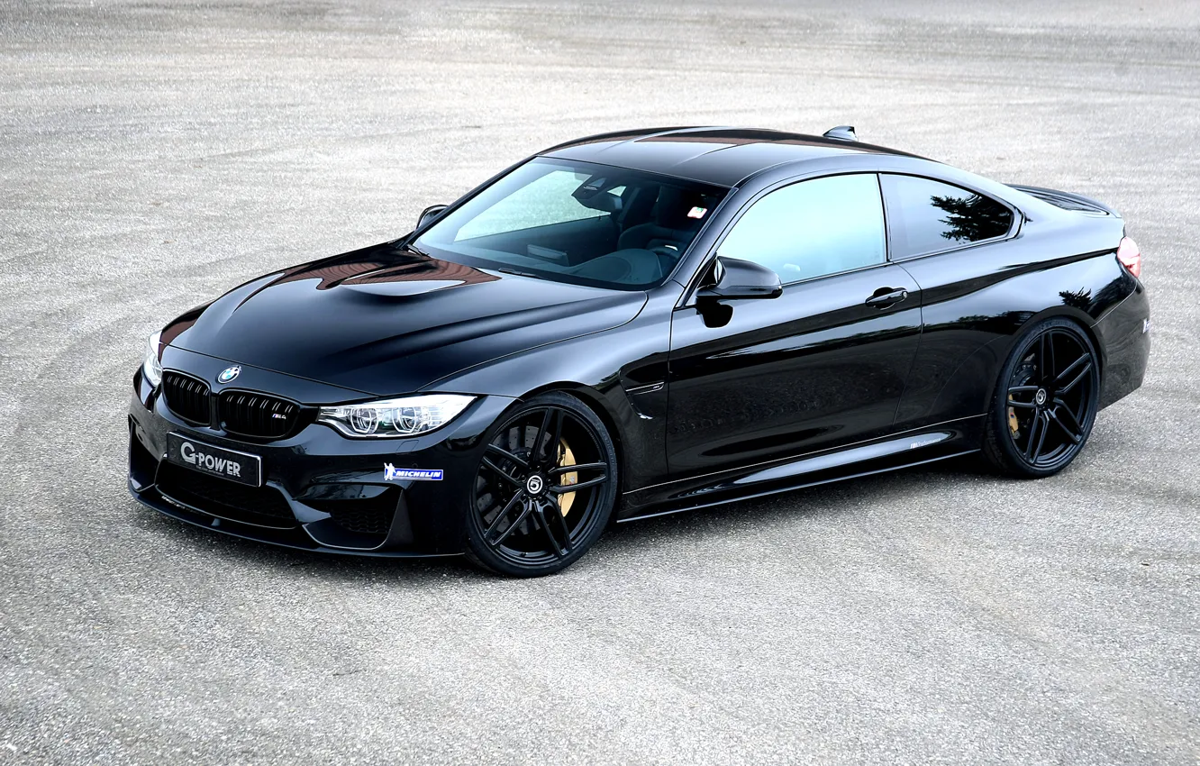 Photo wallpaper BMW, coupe, BMW, G-Power, Black, Coupe, F82