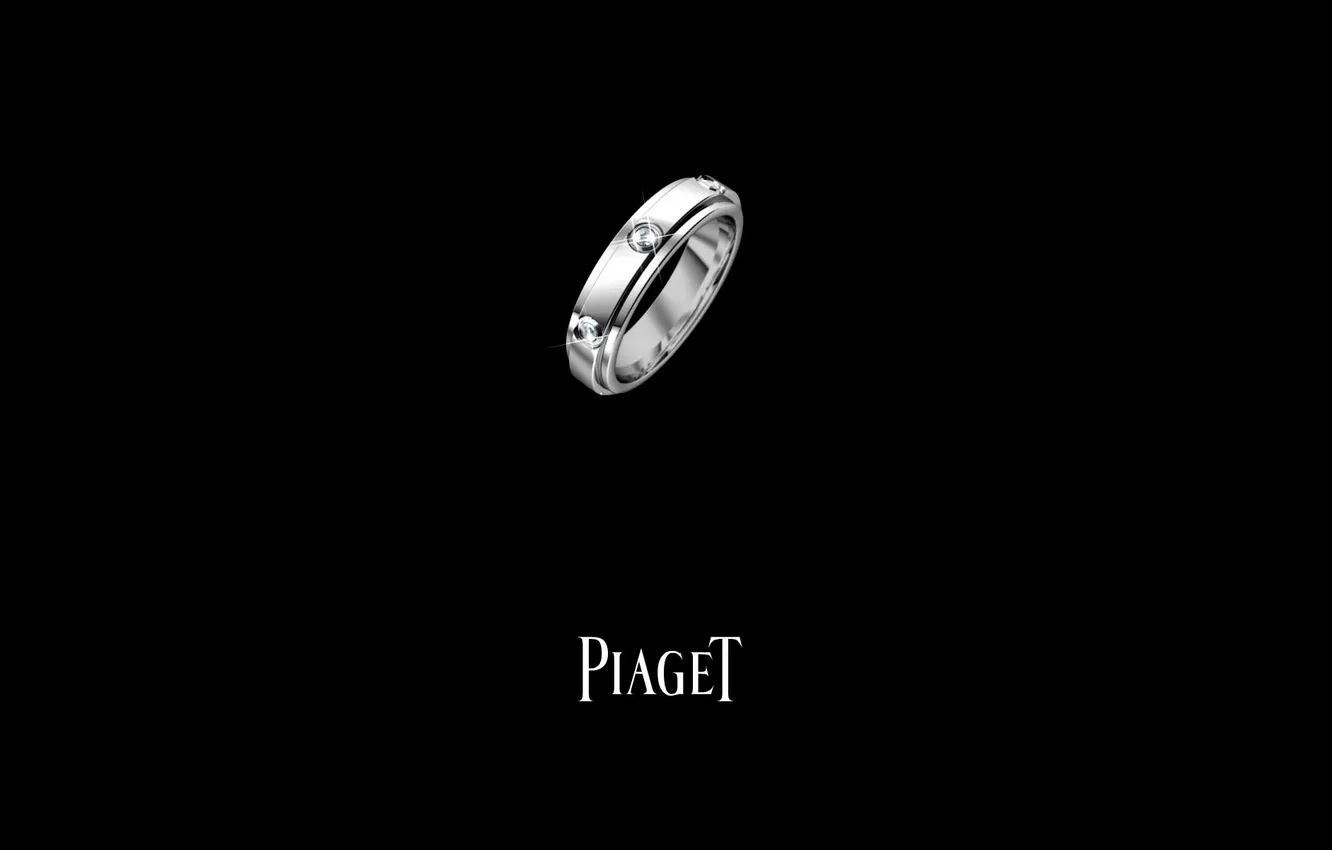Photo wallpaper decoration, black background, brand, brand, black background, jewelry, jewelry, Piaget
