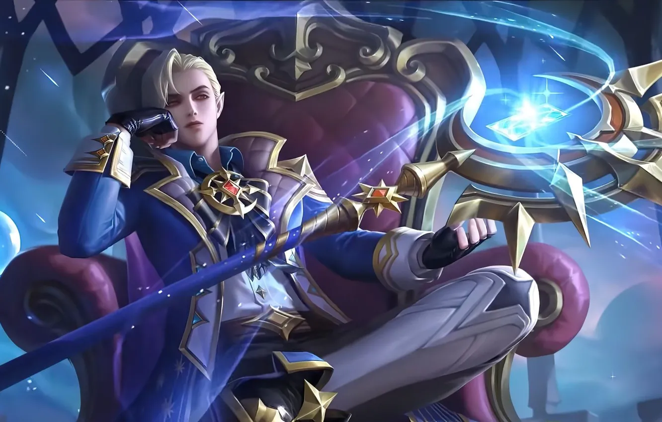 Photo wallpaper reverie, pose, the game, staff, game, online, characters, blonde