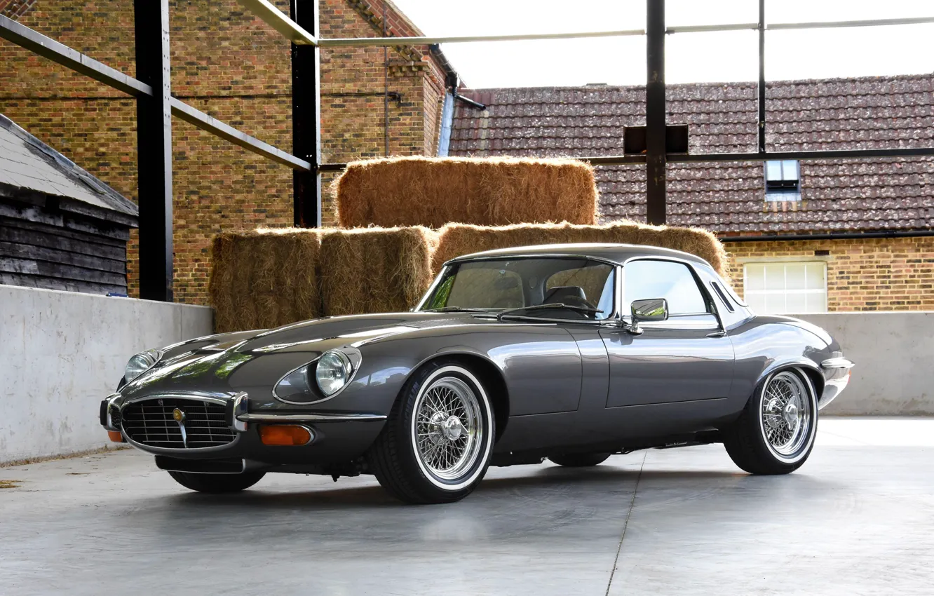 Photo wallpaper sportcar, V12, Jaguar E-Type