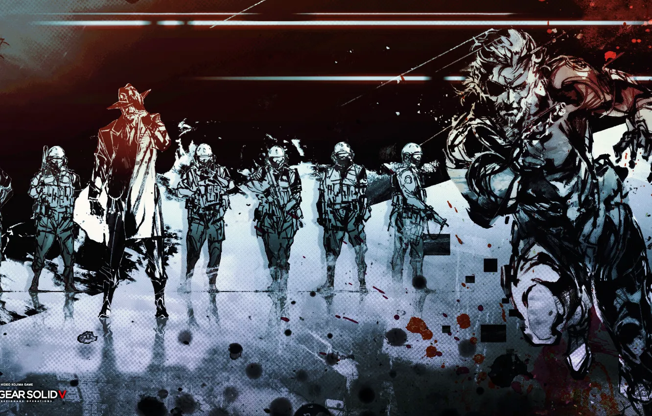 Photo wallpaper art, Konami, Kojima Productions, Naked Snake, Ground Zeroes, Big Boss, Hideo Kojima, stealth action