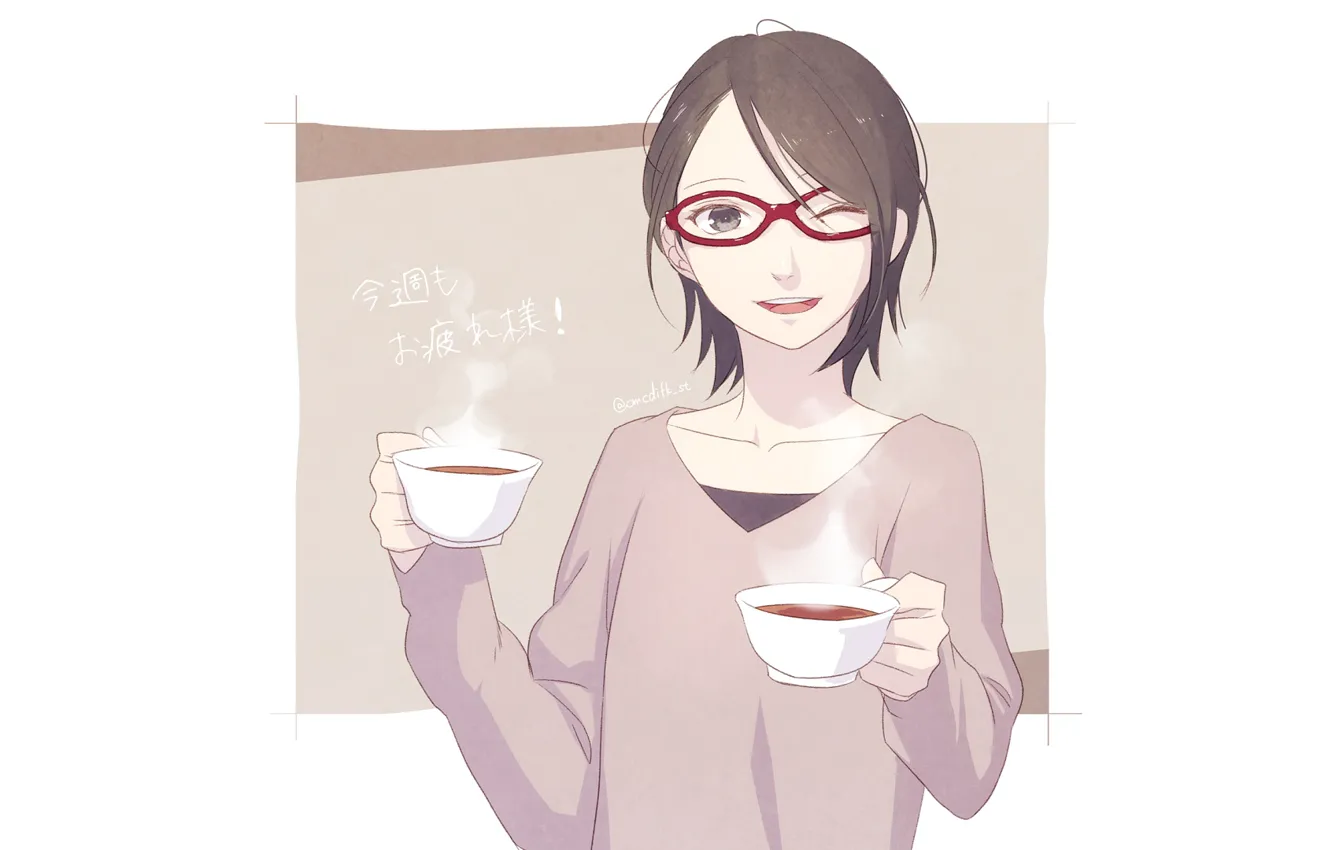 Photo wallpaper Naruto, Naruto, Sarada