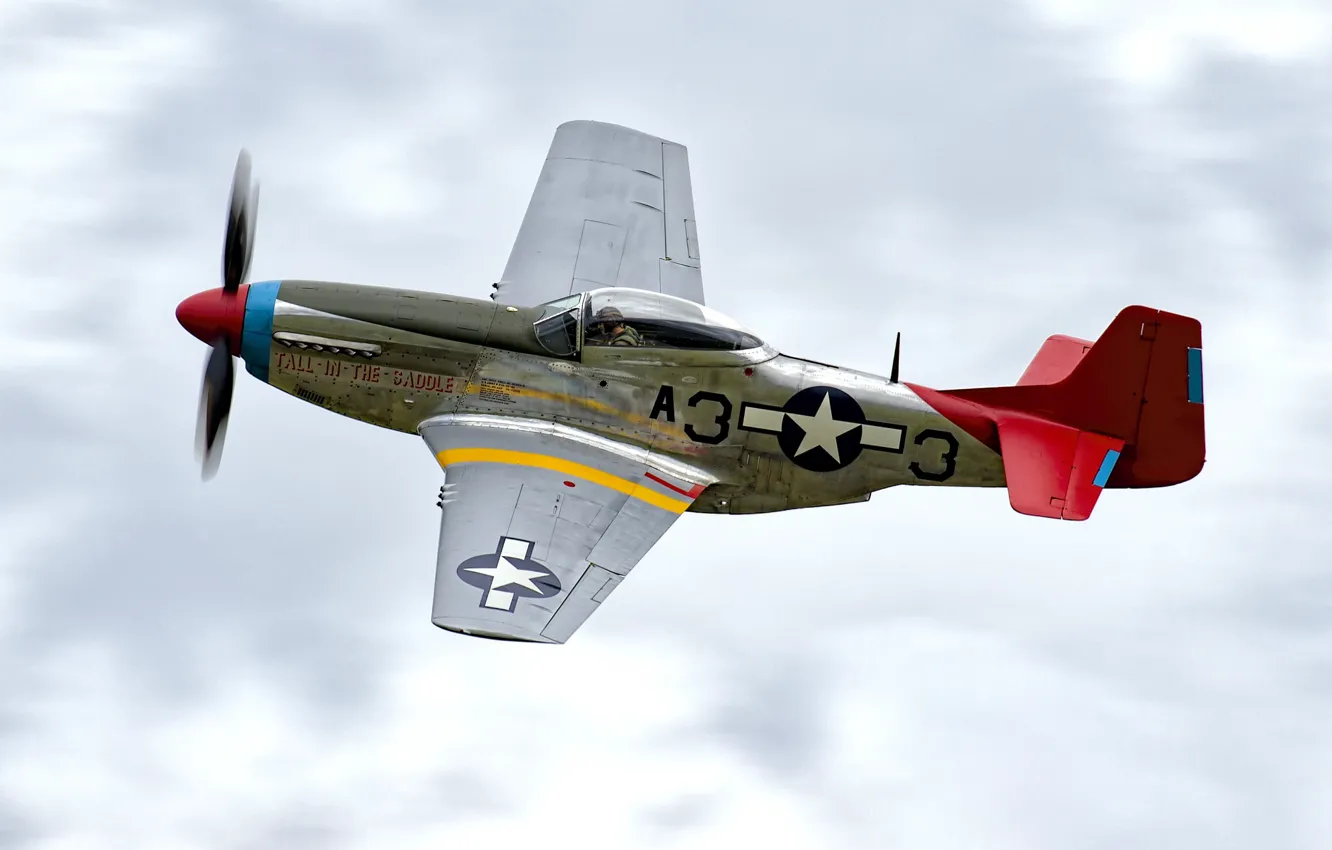 Photo wallpaper fighter, P-51D, period, single, The second world war, long-range