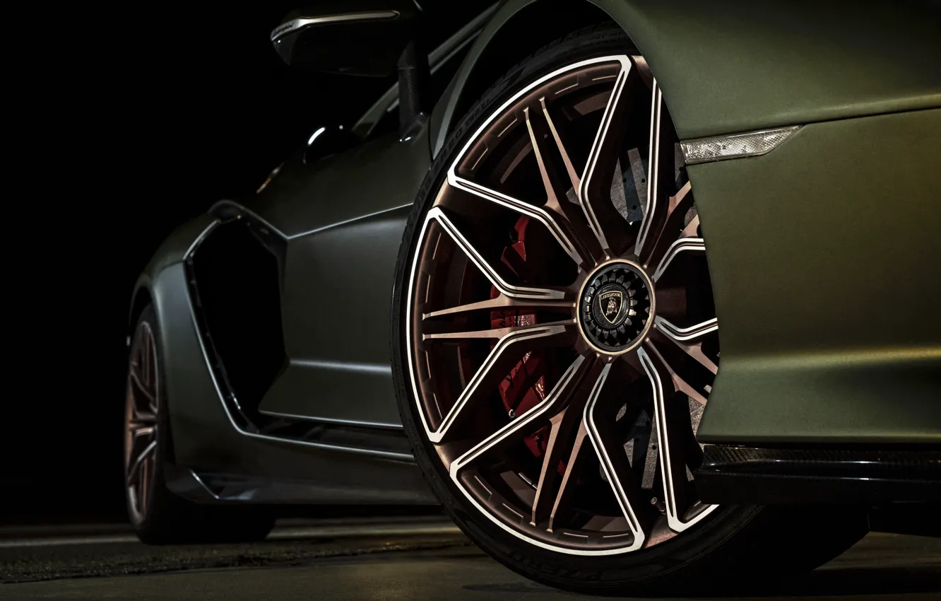 Photo wallpaper Lamborghini, wheel, Lambo, disk, caliper, tire, Sian, Lamborghini Sian