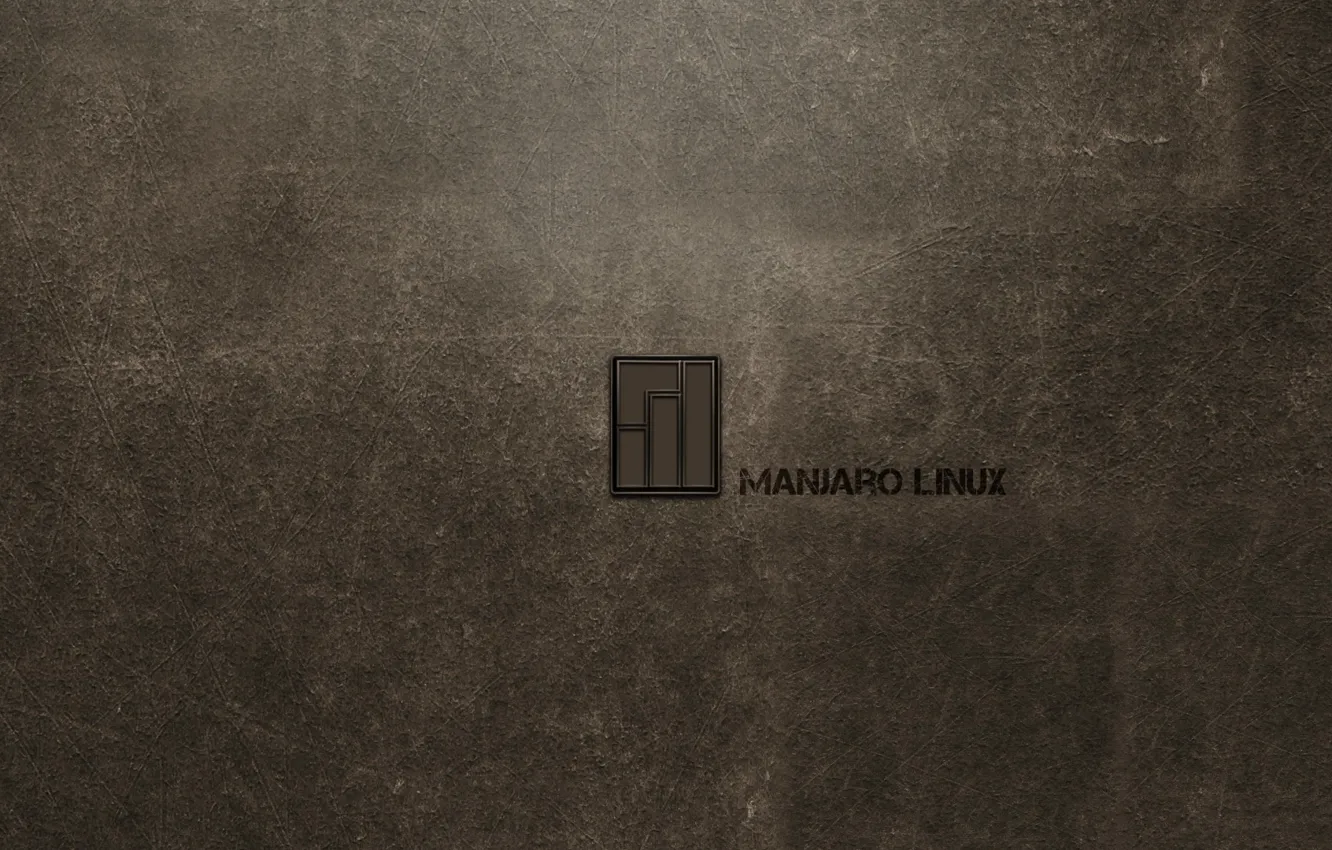 Photo wallpaper line, background, the inscription, Manjaro Linux, Xfce
