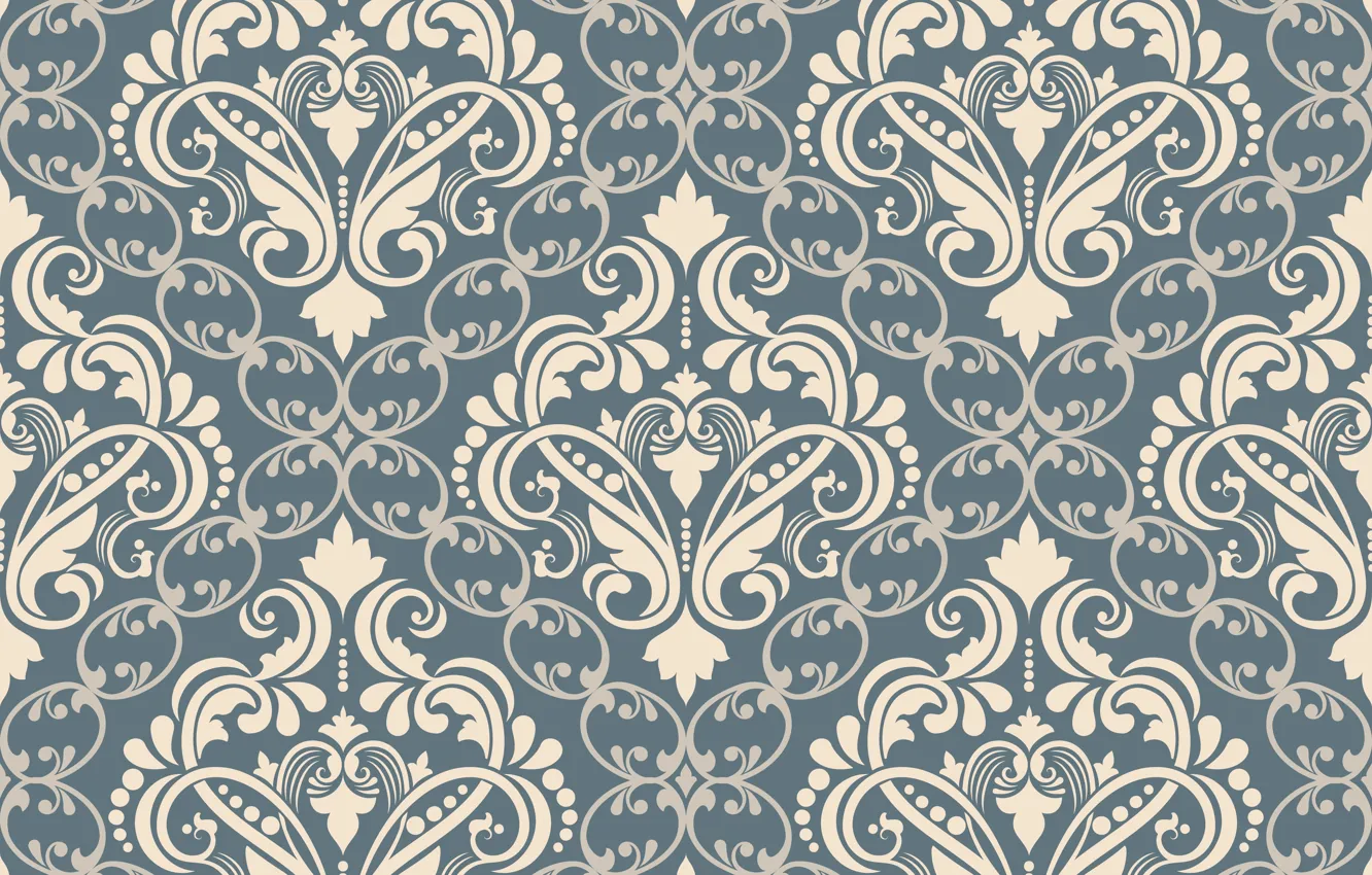 Photo wallpaper retro, pattern, texture, ornament, vintage