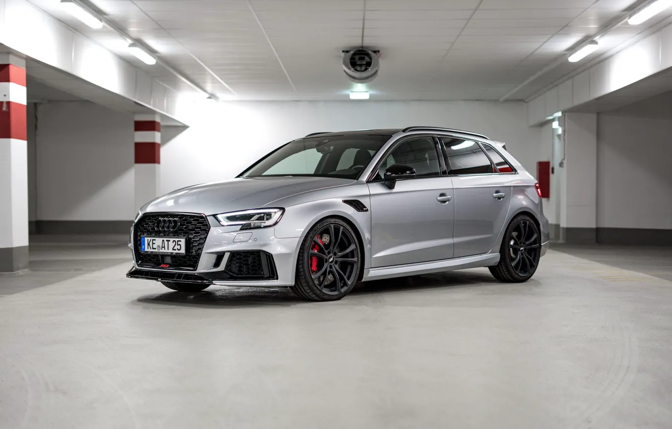 Photo wallpaper Sportback, Silver, Audi RS3