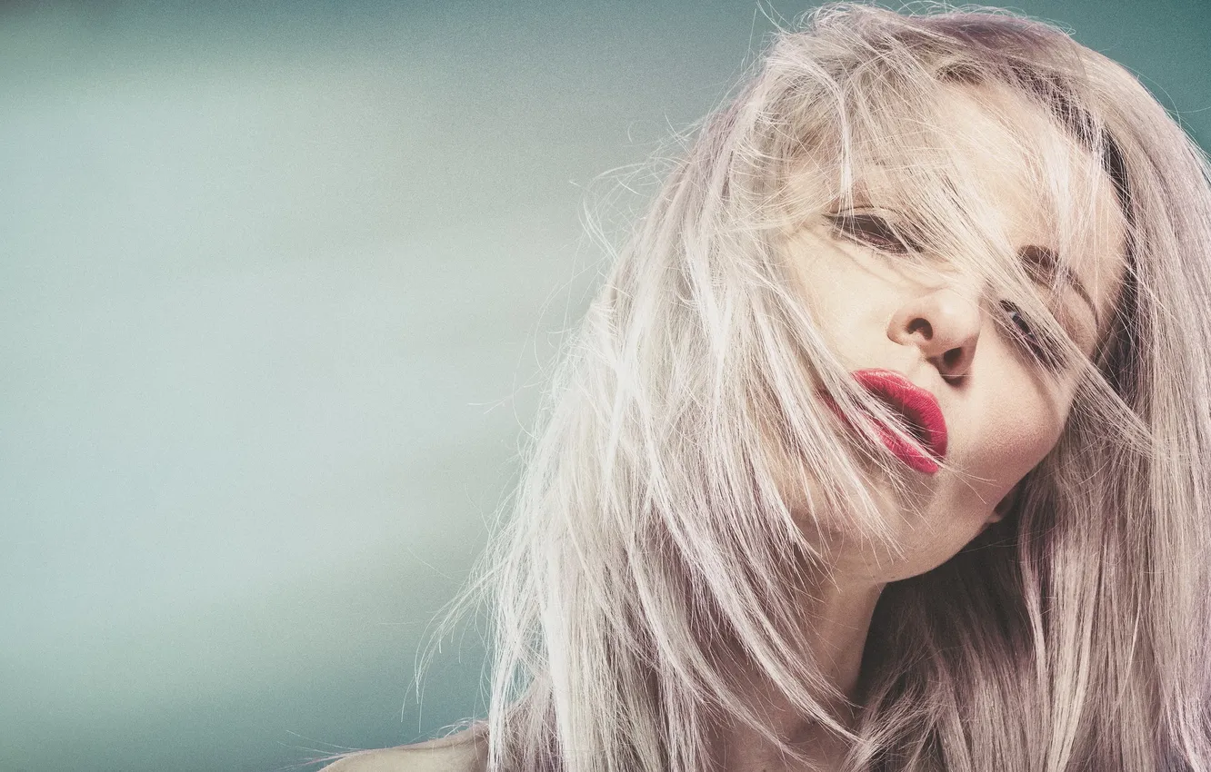 Photo wallpaper look, girl, portrait, Zara Watson