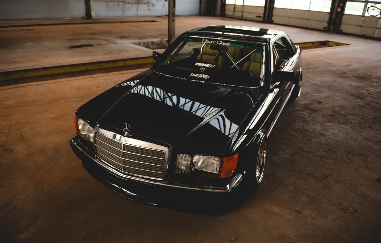 Photo wallpaper Coupe, w126, 560sec, facelift, c126