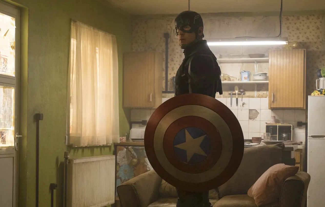 Photo wallpaper superhero, Captain America, captain America, the Avengers, Captain America:Civil War