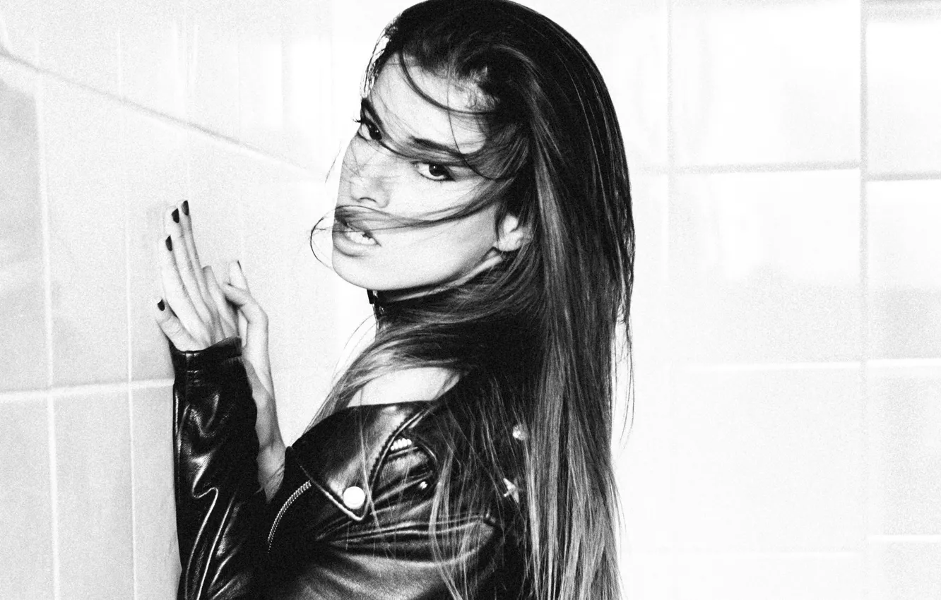 Photo wallpaper girl, hot, beautiful, brunette, lovely, Chiara Bianchino