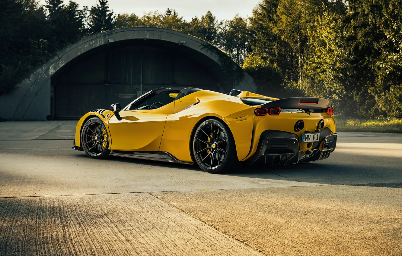 Photo wallpaper Ferrari, Ferrari, hybrid, Spider, Spider, Novitec, 2022, Novitec Ferrari SF90 Spider