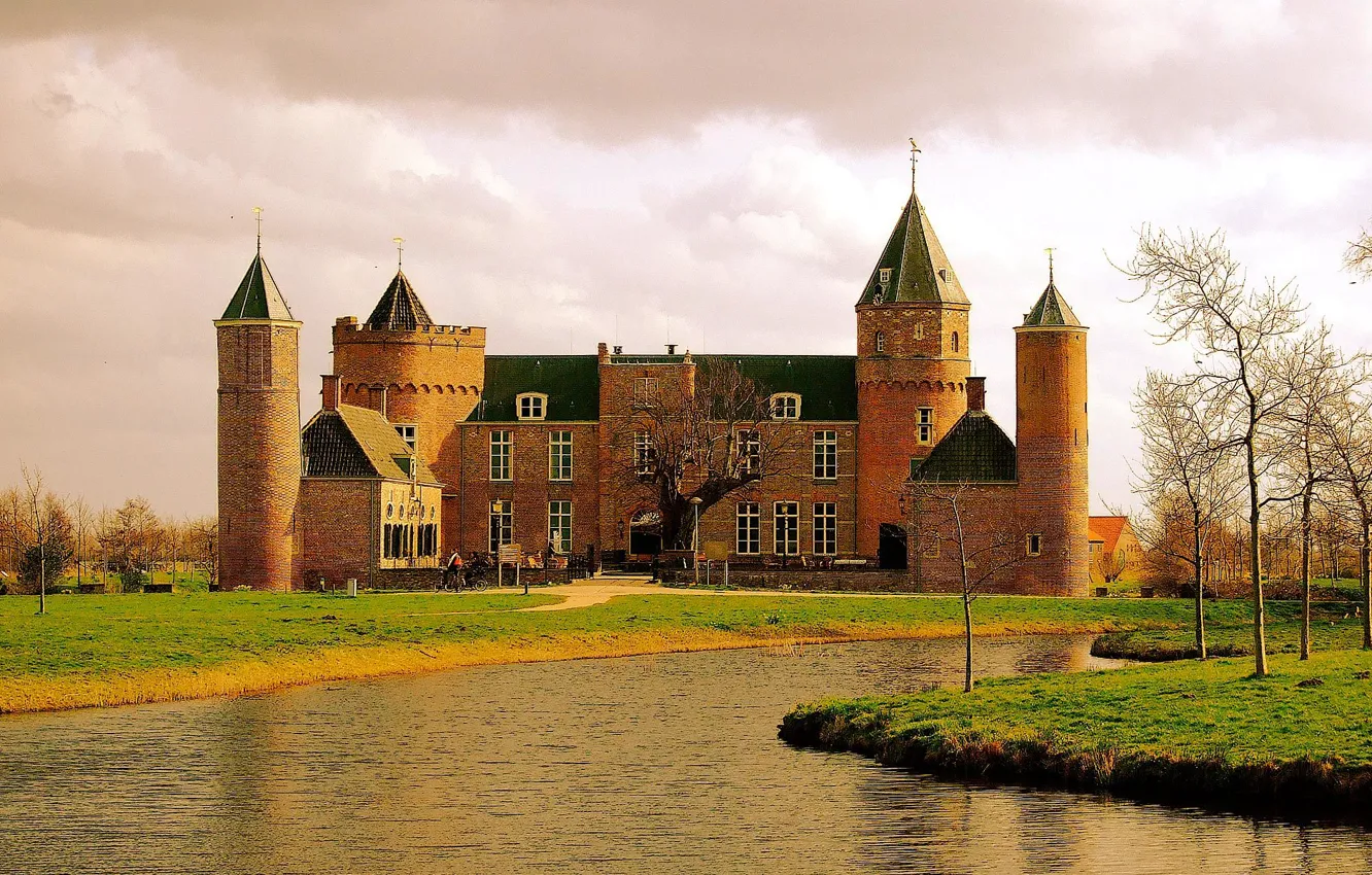 Photo wallpaper Holland, Holland, the old castle