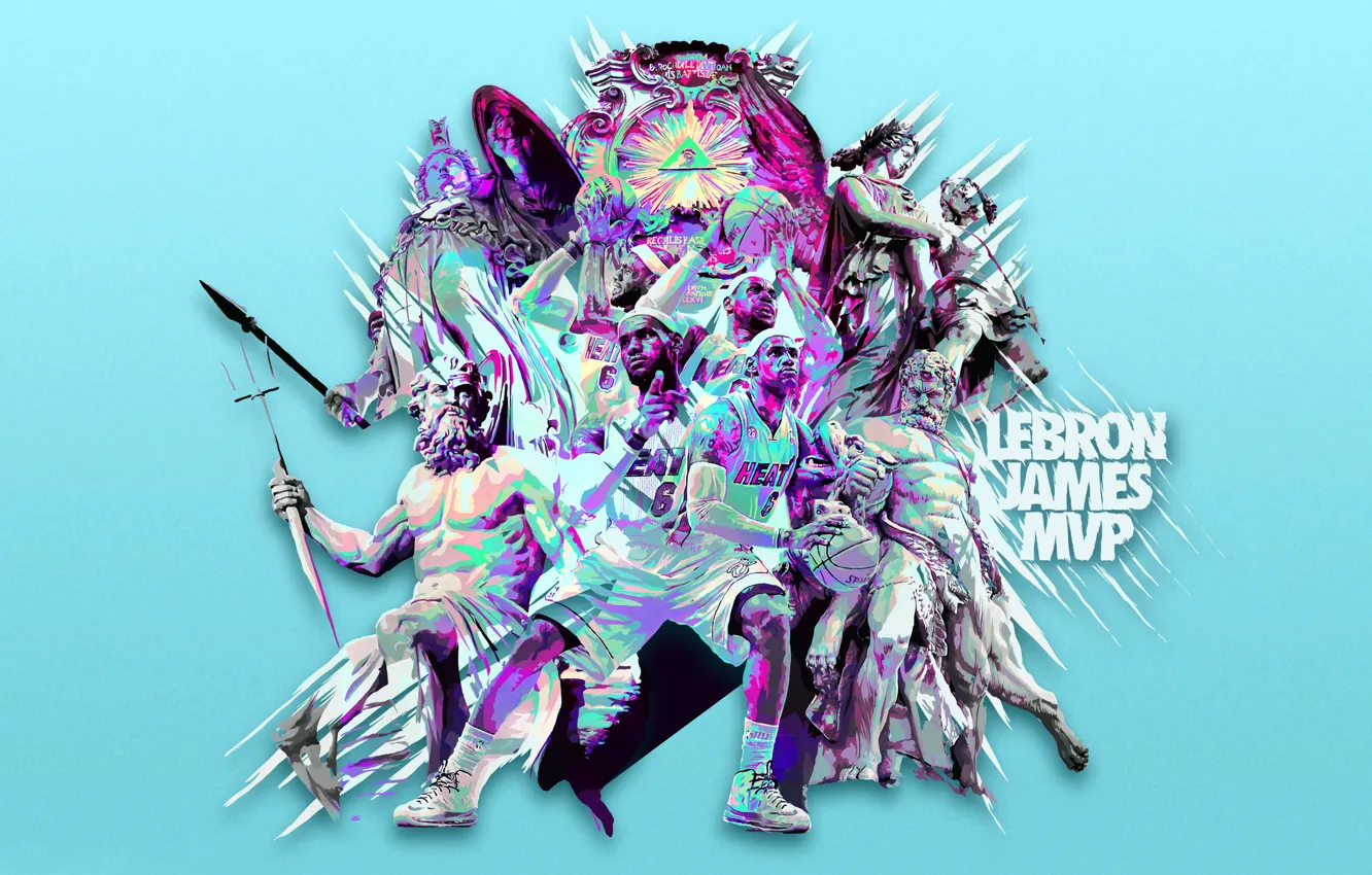 Photo wallpaper background, sport, the ball, God, Miami, Basketball, Miami, NBA