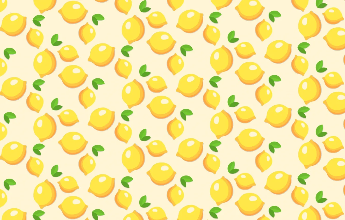 Photo wallpaper lemon, food, vector, citrus