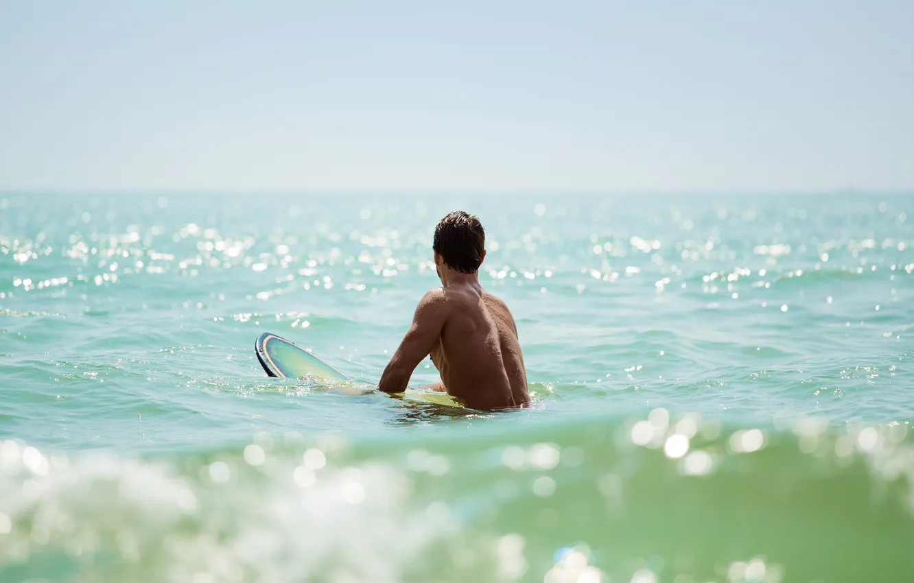 Photo wallpaper sea, ocean, man, surfing, surf, board, strong, Bali
