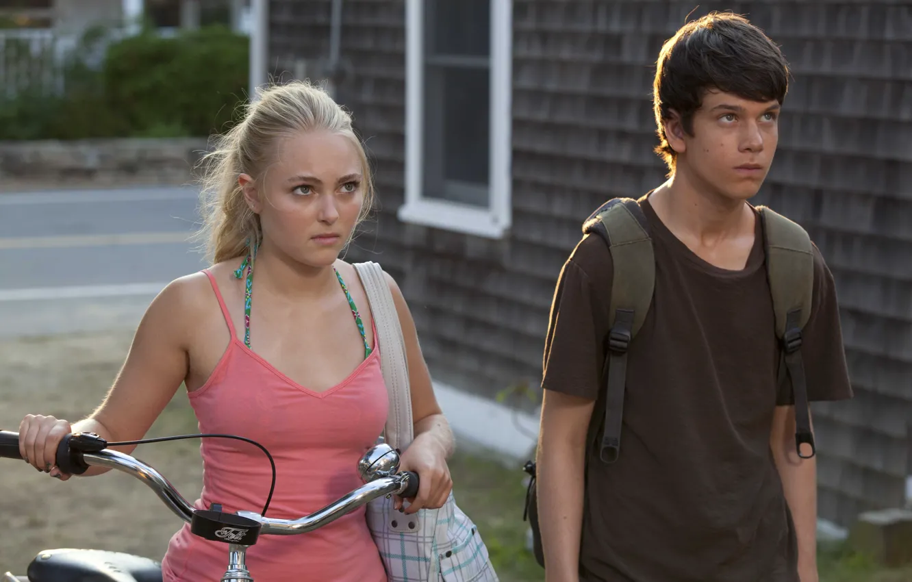 Photo wallpaper AnnaSophia Robb, The road home, The Way Way Back, Liam James