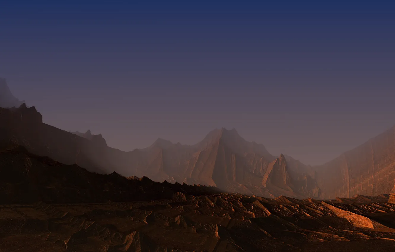 Photo wallpaper desert, 2017, Mandelbulb3D, alievgraph